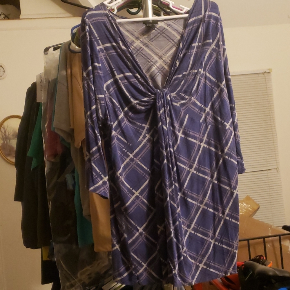 Mock-Tie Front Tunic